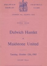 Dulwich Hamlet v Maidstone United 12-Oct-1965