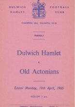 Dulwich Hamlet v Old Actonians  19-Apr-1965