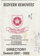 Central Midlands Football League Directory  2001-02