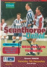 Scunthorpe United v Bedlington Terriers 05-Dec-1998