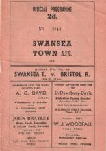 Swansea Town v Bristol Rovers 17-Apr-1954
