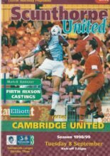 Scunthorpe United v Cambridge United 08-Sep-1998