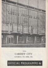 Leeds United v Cardiff City 27-Apr-1963
