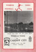 Wisbech Town v Cardiff City 08-Aug-1987