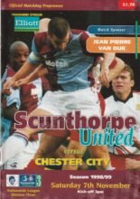 Scunthorpe United v Chester City 07-Nov-1998