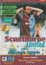 Scunthorpe United v Halifax Town 03-Oct-1998