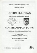 Rothwell Town v Northampton Town   05-Aug-1998