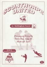 Scunthorpe United v Nottingham Forest 18-Jul-1998