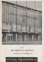 Leeds United v Plymouth Argyle 17-Nov-1962