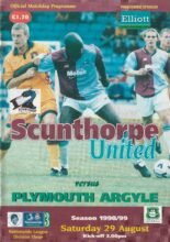 Scunthorpe United v Plymouth Argyle 29-Aug-1998