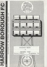 Harrow Borough v Swansea City 07-Mar-1989