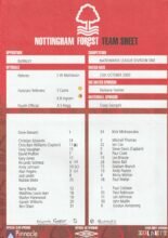 Nottingham Forest v Burnley 25-Oct-2000