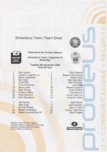 Shrewsbury Town v Dagenham and Redbridge 04-Nov-2008