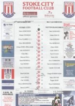 Stoke City v Nottingham Forest 18-Sep-2004