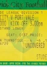 Norwich City v Port Vale 22-Apr-2000