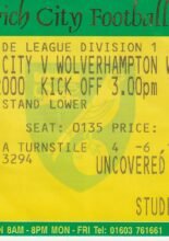 Norwich City v Wolverhampton Wanderers 15-Apr-2000