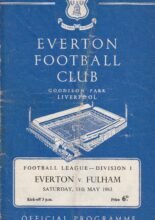 Everton v Fulham 11-May-1963