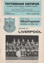 Tottenham Hotspur v Liverpool 01-Apr-1967