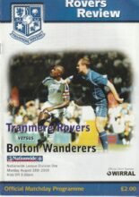 Tranmere Rovers v Bolton Wanderers 28-Aug-2000