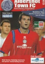 Aldershot Town v Braintree Town 02-Feb-2008