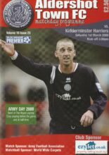 Aldershot Town v Kidderminster Harriers 01-Mar-2008