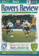 Tranmere Rovers v Norwich City 21-Nov-1998
