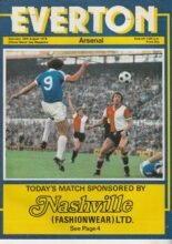 Everton v Arsenal  26-Aug-1978