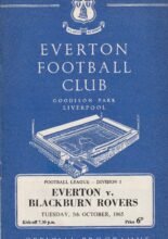 Everton v Blackburn Rovers 05-Oct-1965