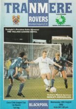 Tranmere Rovers v Blackpool 19-Aug-1992
