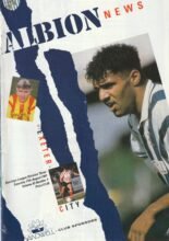 West Bromwich Albion v Exeter City 17-Aug-1991