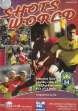 Aldershot Town v Farsley Celtic 22-Sep-2007