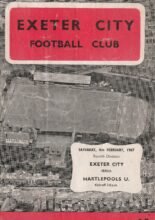 Exeter City v Hartlepool United 04-Feb-1967