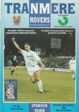 Tranmere Rovers v Ipswich Town 23-Jan-1993