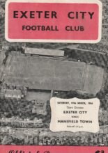 Exeter City v Mansfield Town 19-Mar-1966