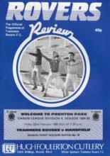Tranmere Rovers v Mansfield Town 22-Feb-1985