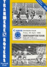 Tranmere Rovers v Northampton Town 04-Apr-1986