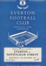 Everton v Nottingham Forest 29-Dec-1965