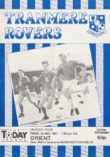 Tranmere Rovers v Leyton Orient 01-May-1987