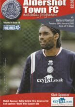 Aldershot Town v Oxford United 29-Jan-2008