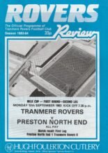 Tranmere Rovers v Preston North End  12-Sep-1983