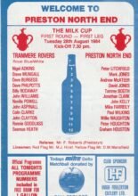Tranmere Rovers v Preston North End  28-Aug-1984