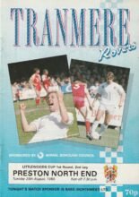 Tranmere Rovers v Preston North End 29-Aug-1989