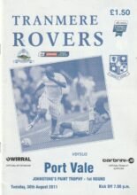 Tranmere Rovers v Port Vale 30-Aug-2011