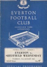 Everton v Sheffield Wednesday 31-Aug-1965