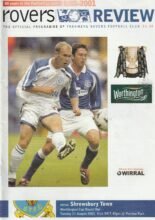 Tranmere Rovers v Shrewsbury Town 21-Aug-2001