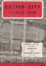 Exeter City v Stockport County 01-Apr-1967