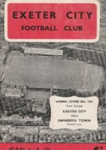 Exeter City v Swindon Town 30-Oct-1965