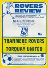 Tranmere Rovers v Torquay United 06-Mar-1982