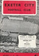Exeter City v Walsall 05-Oct-1966