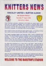 Hinckley United v Burton Albion 05-Aug-2006